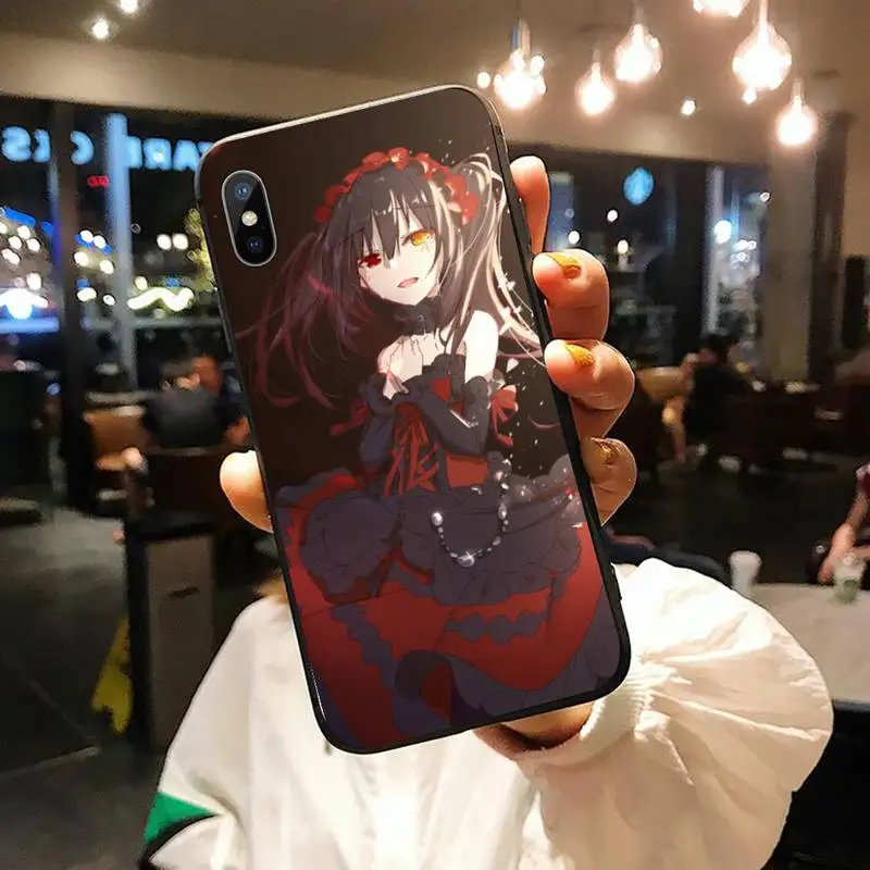 

Anime date a live Tokisaki Kurumi Phone Case for iPhone 11 12 pro XS MAX 8 7 6 6S Plus X 5S SE 2020 XR