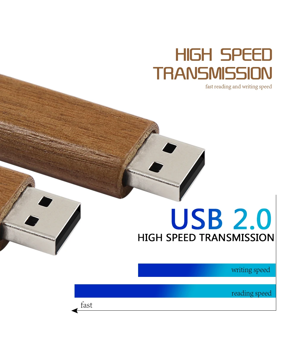 Водонепроницаемый usb флэш-накопитель 4 ГБ 8 ГБ 16 ГБ 32 ГБ 64 ГБ флеш usb 2,0 деревянная Флешка 16 Гб карта памяти, Флеш накопитель cle usb флеш-накопитель