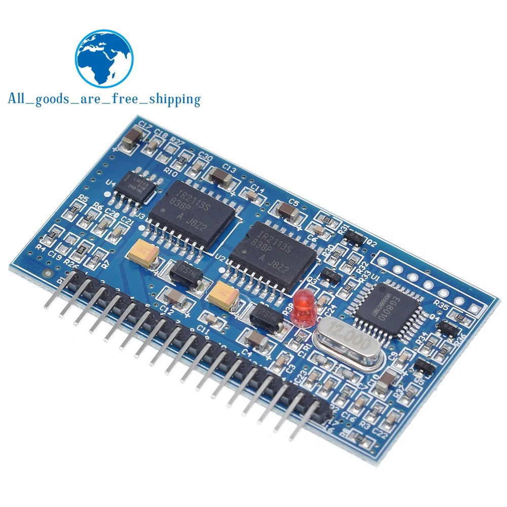 TZT 5V DC AC чистый синусоидальный инвертор SPWM плата драйвера EGS002 12 МГц Кристальный