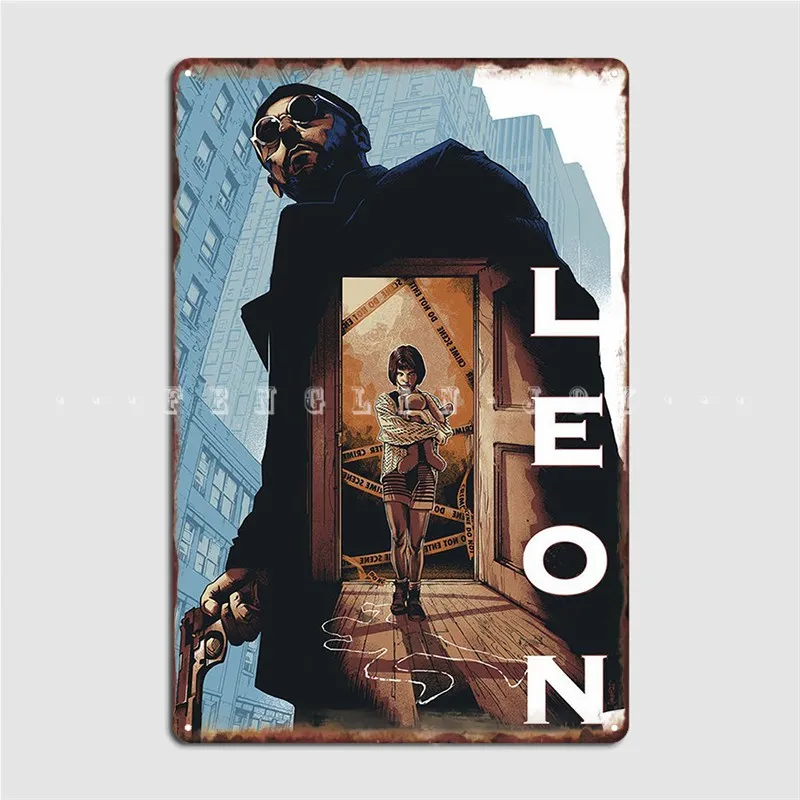 

Металлический плакат Leon для создания настенного декора, пещера, паб, клуб, домашние жестяные плакаты с вывесками