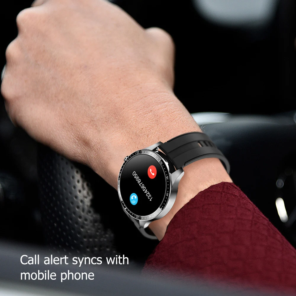 

ORDRO S80 Smart Watch 1.28in Step Counter Heart Rate Blood Pressure Exercise Sedentary Reminder Smartwatch Sport Bracelet