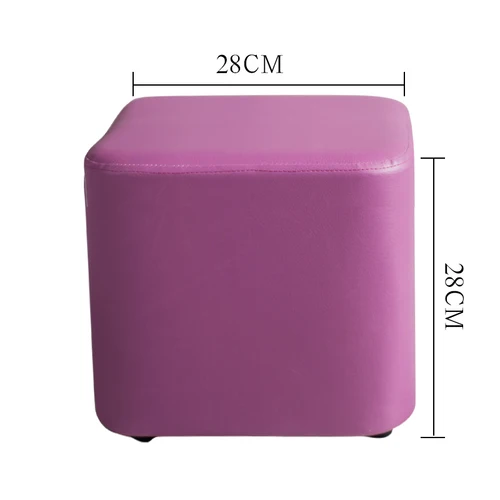 28 см модные тополя деревянные кожаные табуреты креативный маленький стул диван