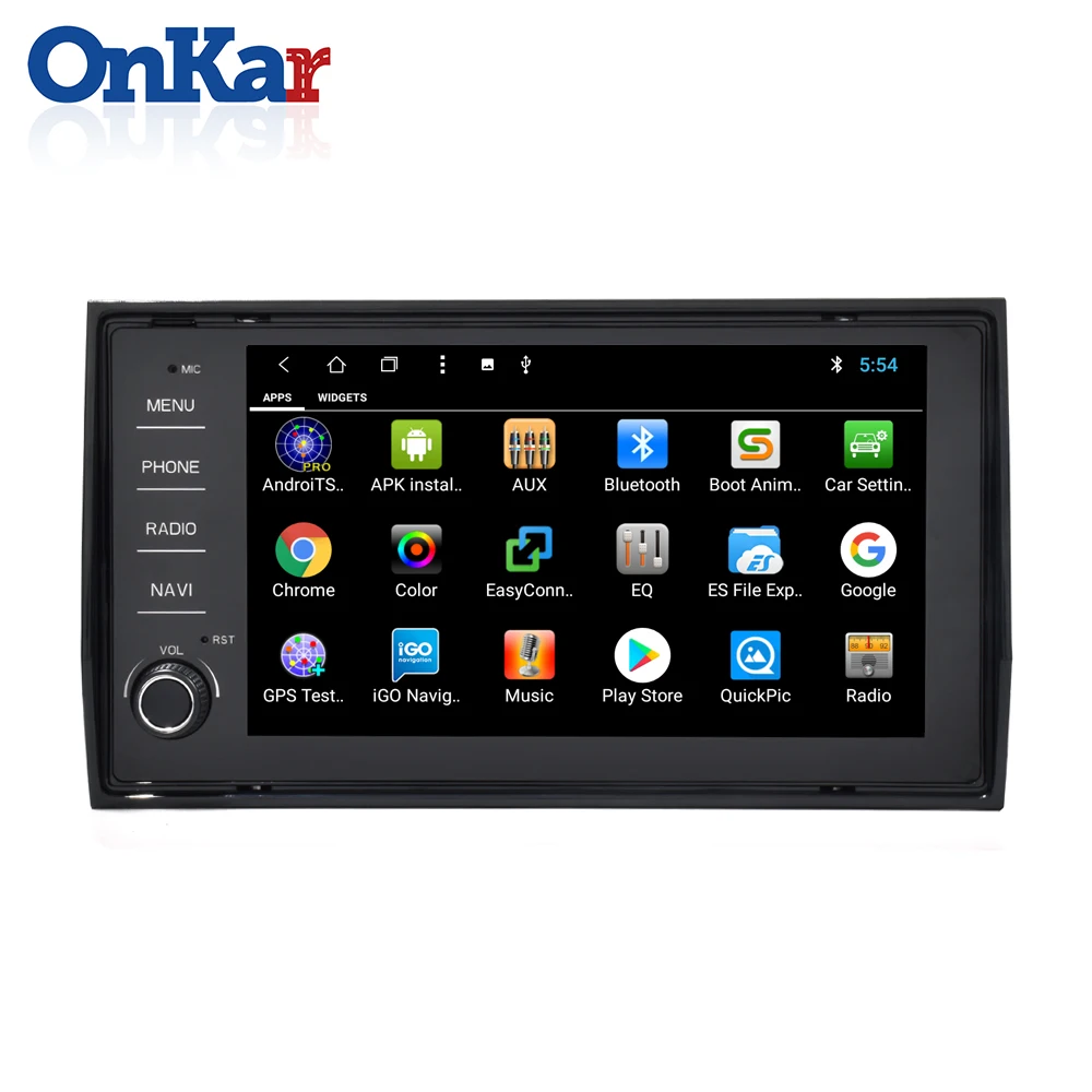 ONKAR 1 Din радио-Кассетный проигрыватель для Skoda Kodiaq No DVD Android 8,1 Автомобильный USB с обезьянкой SD карта USB камера заднего вида