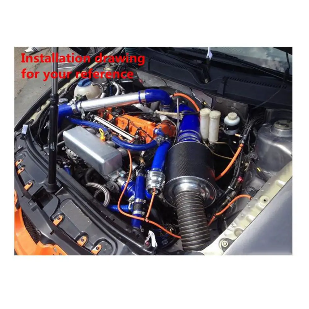 Silicone Intercooler Turbo Radiator Hose Kit For Nissan Skyline GTR R32 R33 R34 RB26DETT 89+ (2pcs) EP-NSR008 |