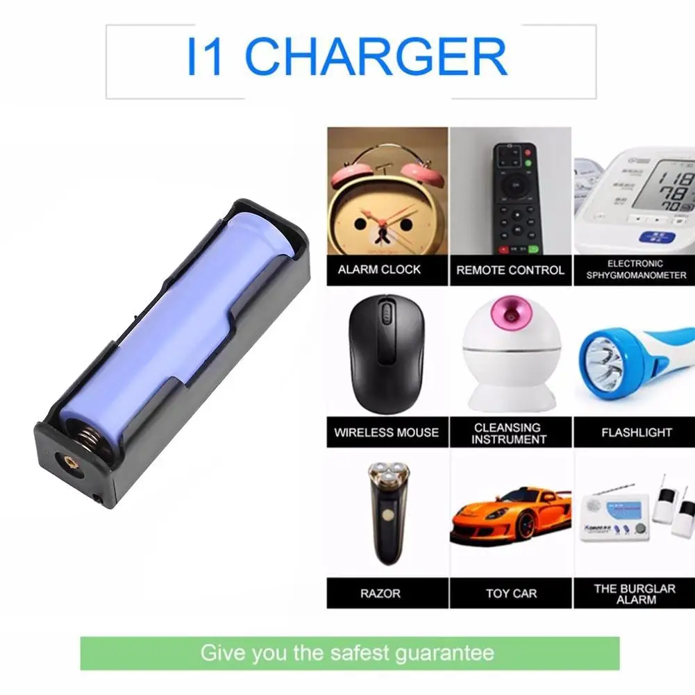 5 шт. пластиковый чехол для аккумулятора 18650 с одним слотом самостоятельной