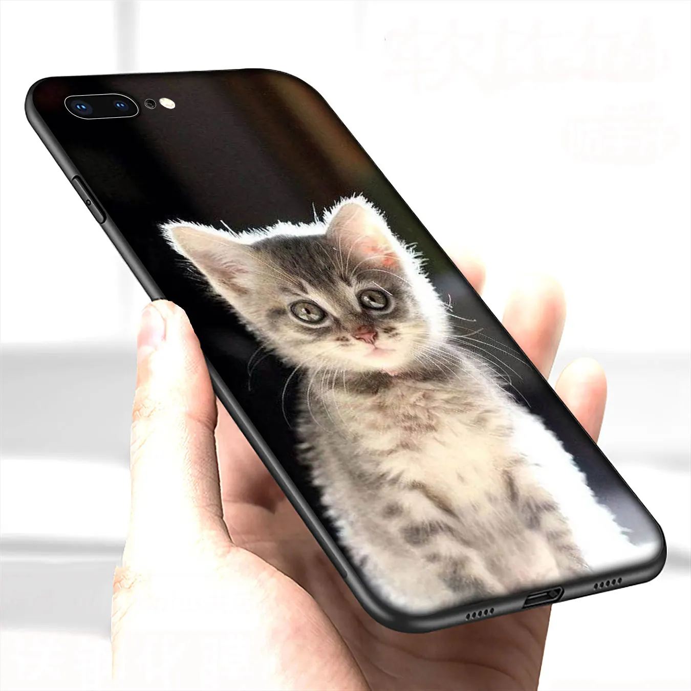 IYICAO милый кот Мягкий силиконовый чехол для iPhone 12 мини XR X XS 11 Pro Max 10 6 6S 7 8 plus 5S SE