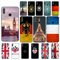 yinuoda england uk france german flag custom photo soft phone case for huawei p20 30 lite honor 8a 8x 10 10lite 10i 20i 7c y5 y6