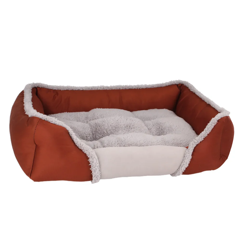 

Pet Dog Bed Cat Bed Four-Color Autumn And Winter Warmth And Breathable Dog Sofa Square Super Soft Kennel Pet Supplies Selling