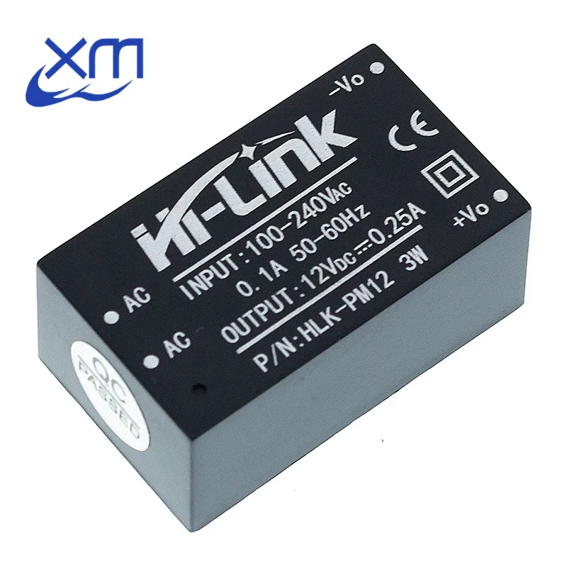 HLK PM12 AC DC 220 В до 12 Бак понижающий модуль питания преобразователь интеллигентая