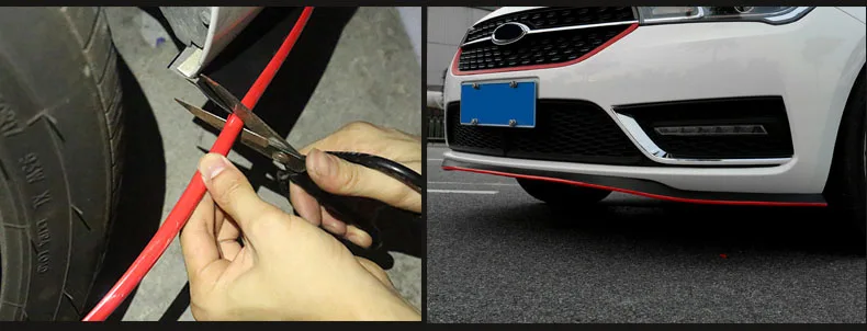 Для Chery ARRIZO5 ARRIZO 5 Автомобильная Передняя Лопата мягкая полоса для предотвращения столкновений спортивный передний бампер окруженный губами автомобильные принадлежности