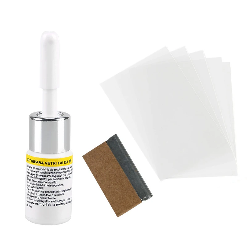 2 жидкость для ремонта автомобильного стекла ремонт лобового полимер Набор