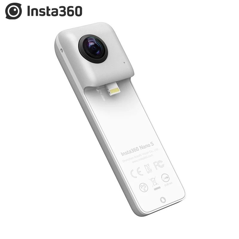 Insta360 One X/Insta360 Nano S 4K 360 VR видео панорамная камера 20MP фото для iphone X XS XR для iphone 7 8 6 серии