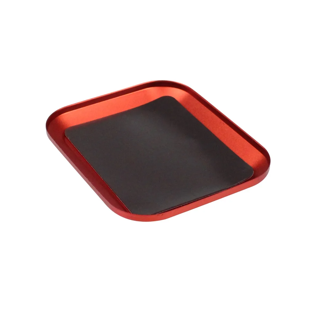 Bandeja do parafuso de aluminio com magnético rc hobby modelo ferramenta reparo para controle remoto carro aviao barco |Детали и