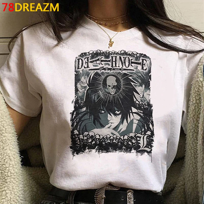 

Женский топ с надписью «Death Note», милая парная одежда в стиле Харадзюку, Повседневная Уличная одежда, летняя одежда в стиле Харадзюку, кавайна...