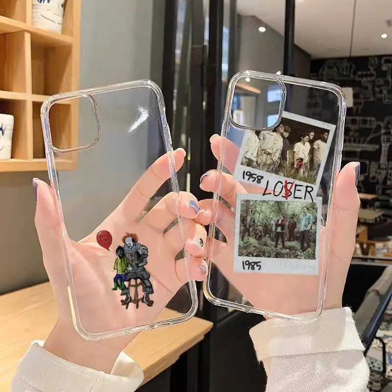 

It Losers Club Lover Phone Case For iphone 13 12 11 8 7 plus mini x xs xr pro max Transparent soft