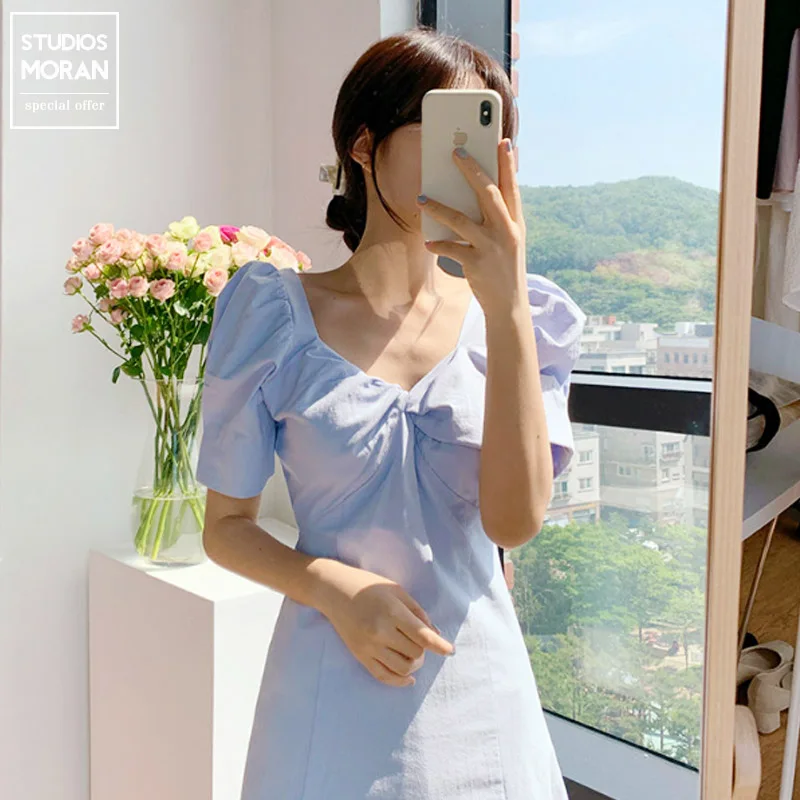 

Hong Kong Style Retro Gentle Style Inspirational Design Dress Waist Slimming Mid-Length Lightly Mature Younger Summer New Women