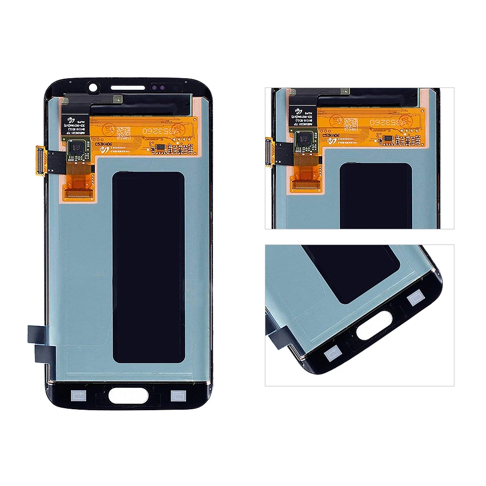 Оригинальный 5 1 ''SUPER AMOLED дисплей для SAMSUNG Galaxy S6 edge ЖК-дисплей с рамкой G925 G925I G925F