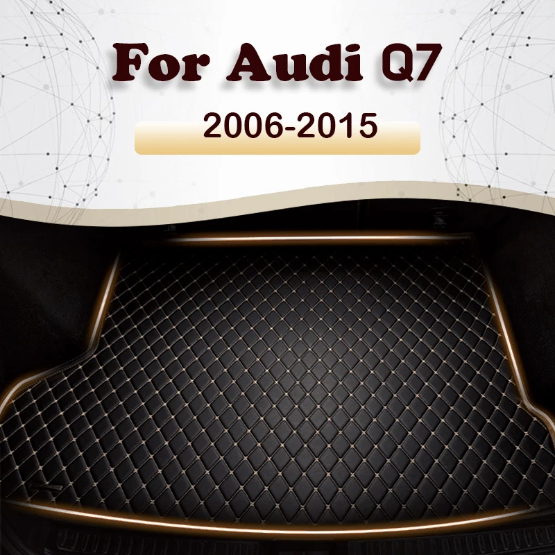 

Коврик для багажника автомобиля для Audi Q7, семи сидений, 2006, 2007, 2008, 2009, 2010, 2011 -2015, коврик для подкладки груза, аксессуары для интерьера