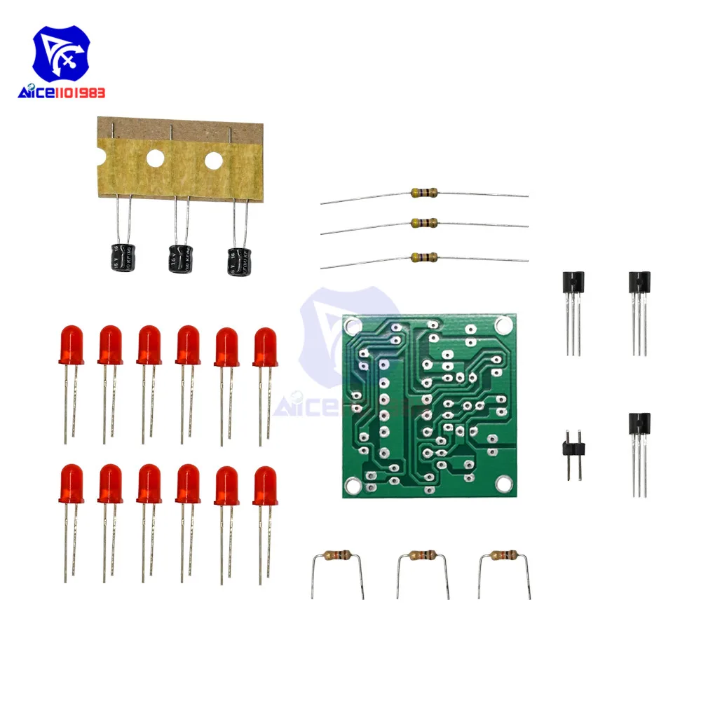 Diymore панель округлая с лампочками люкс 12 шт. светодиодный красный электронная