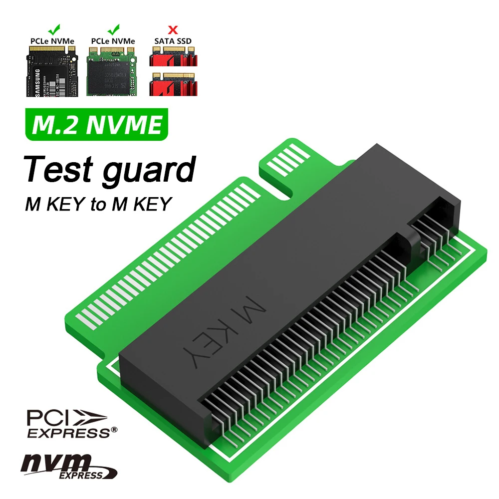 

Плата расширения M.2 SSD PCIE, переходник для компьютера, M.2 NVMe SSD NGFF на B/M ключ