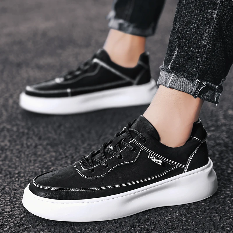 

Brand Men's Shoes Korean Fashion Casual Shoes 2020 Spring New Moccasins Men Light Sneakers