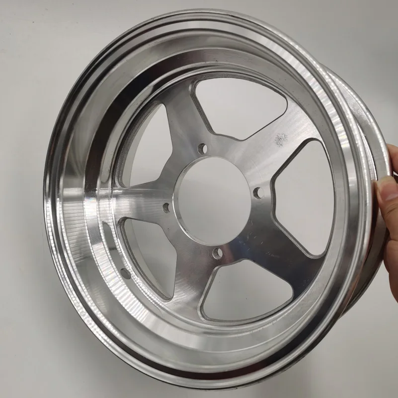 Размер 2 75 10 Передняя Ступица колеса из алюминиевого сплава дюймовые вакуумные