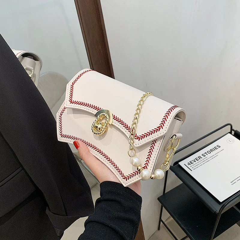 

Minority design package 2021 new fashion rhinestone chain bag shoulder bag messenger bag women's armpit bag women's handbag