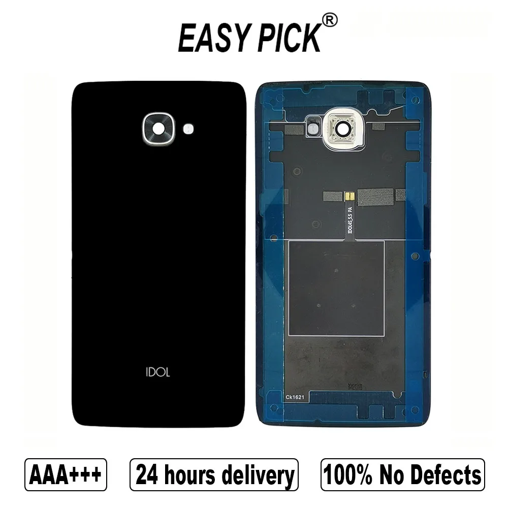Для Alcatel One Touch Idol 4S LTE 6070 6070O 6070K 6070Y запасная крышка для аккумулятора Защитный