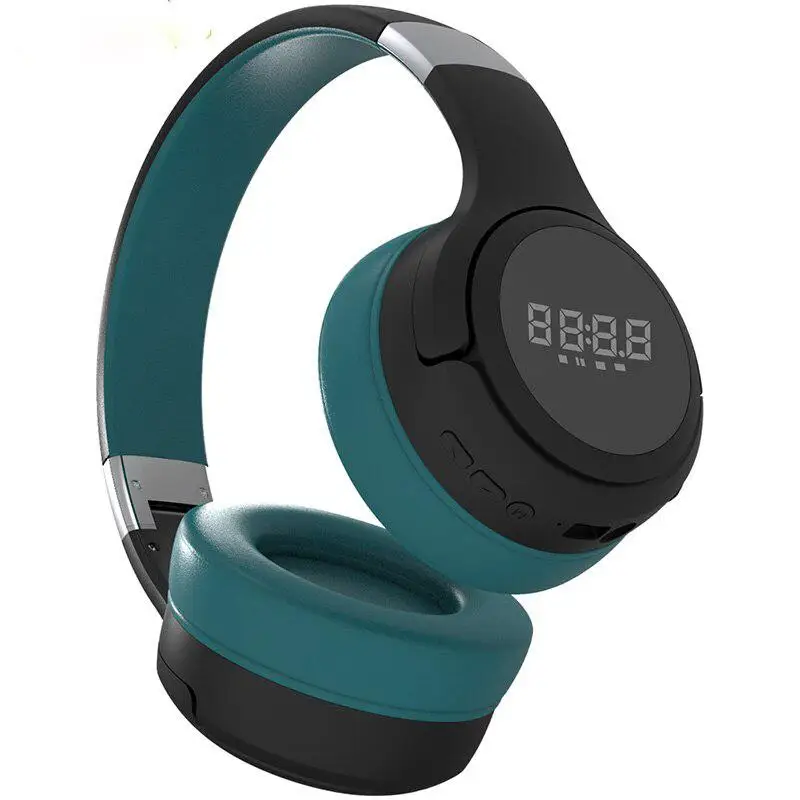 

Hi-Fi беспроводные наушники Bluetooth, Складная спортивная стереогарнитура с глубокими басами, наушники с микрофоном, гарнитура для музыкального ...