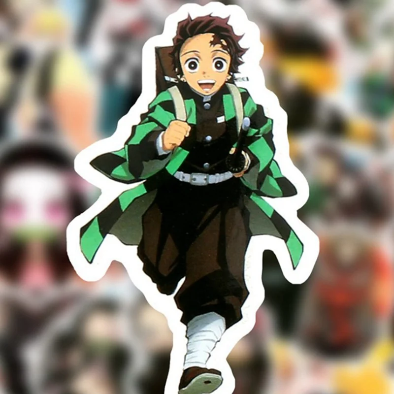 50 шт. аниме лезвие дьявола стикер граффити наклейки для чемодана багаж гитара