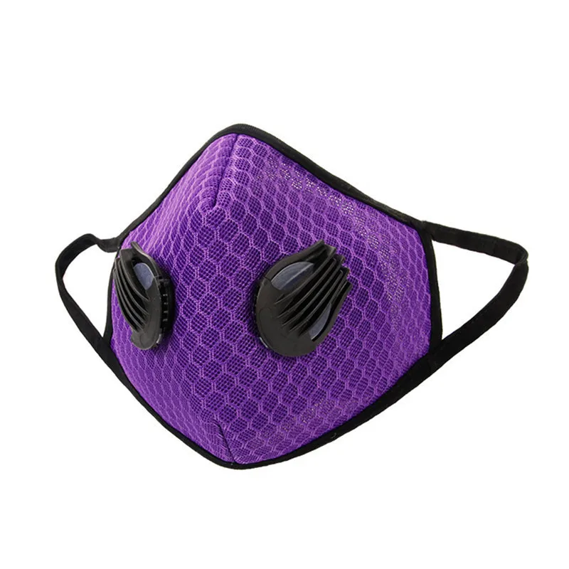 Новая маска для лица с двойным клапаном рта защитой от загрязнения