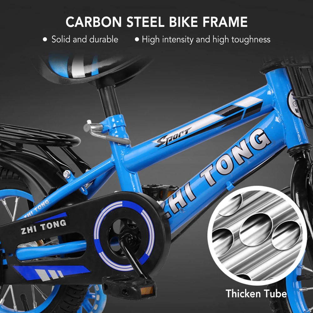 12/14/16 дюймов детский велосипед для мальчиков и девочек малышей с регулировкой по