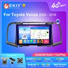 EKIY T7 DSP 6 + 128G Android 10 автомобиль для Toyota Venza 2008 - 2016 Радио Мультимедийный видеоплеер Авто Стерео навигатор Carplay GPS DVD