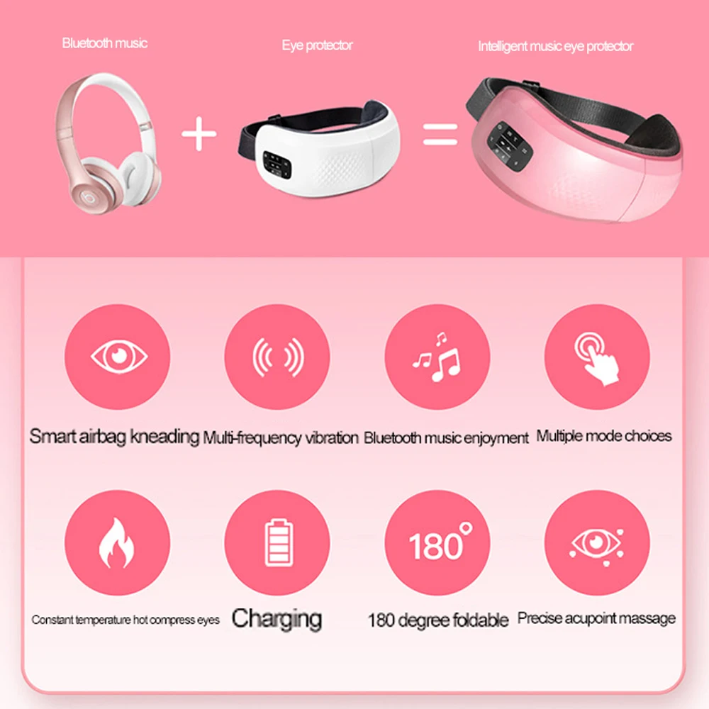 Bluetooth умный Вибрационный массажер для глаз прибор ухода за глазами горячий