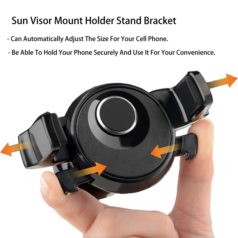 Универсальный автомобильный держатель зажим с поворотом на 360 градусов зажимом