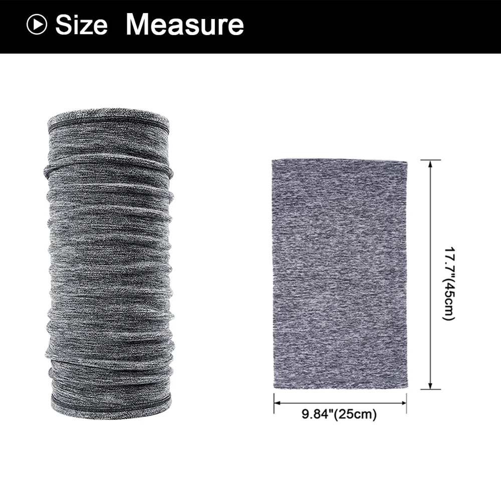 Зимние средства ухода за кожей шеи теплые гетры маска для лица круглые шарфы одна