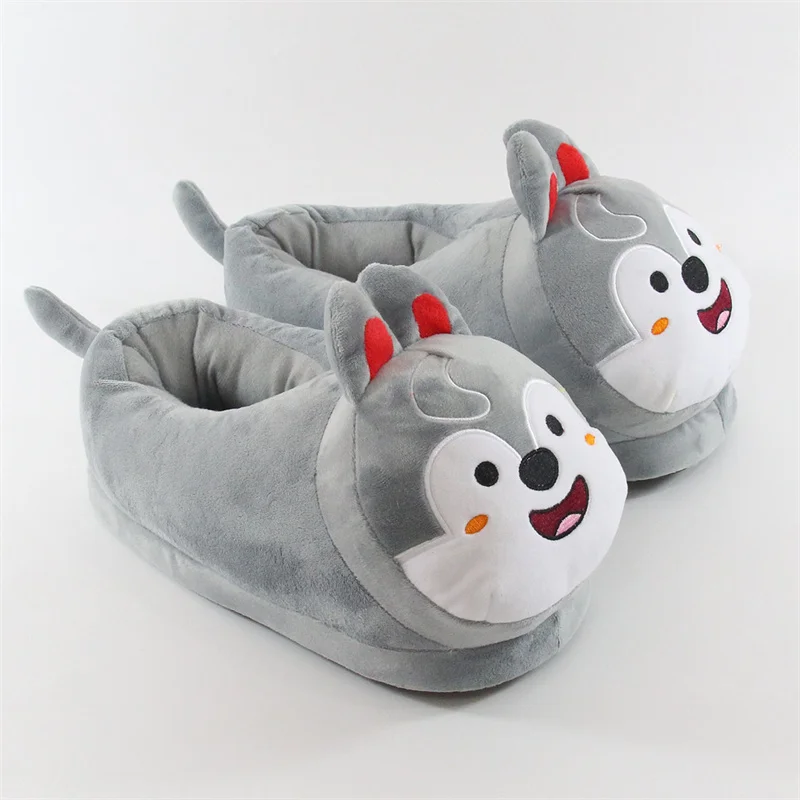 Zapatillas de felpa de dibujos animados para hombre y mujer, zapatos c&aacute;lidos Unisex de estilo KPOP, Stray Skzoo, Animal de peluche, Changbin, flirmin, Hyunjin, leesaber-2