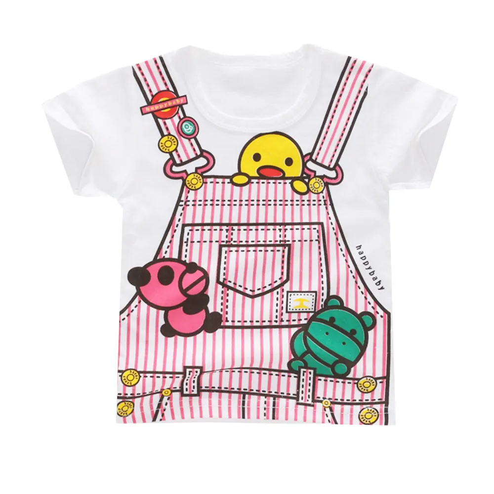 Новинка модные детские футболки для девочек одежда мальчиков популярные летние