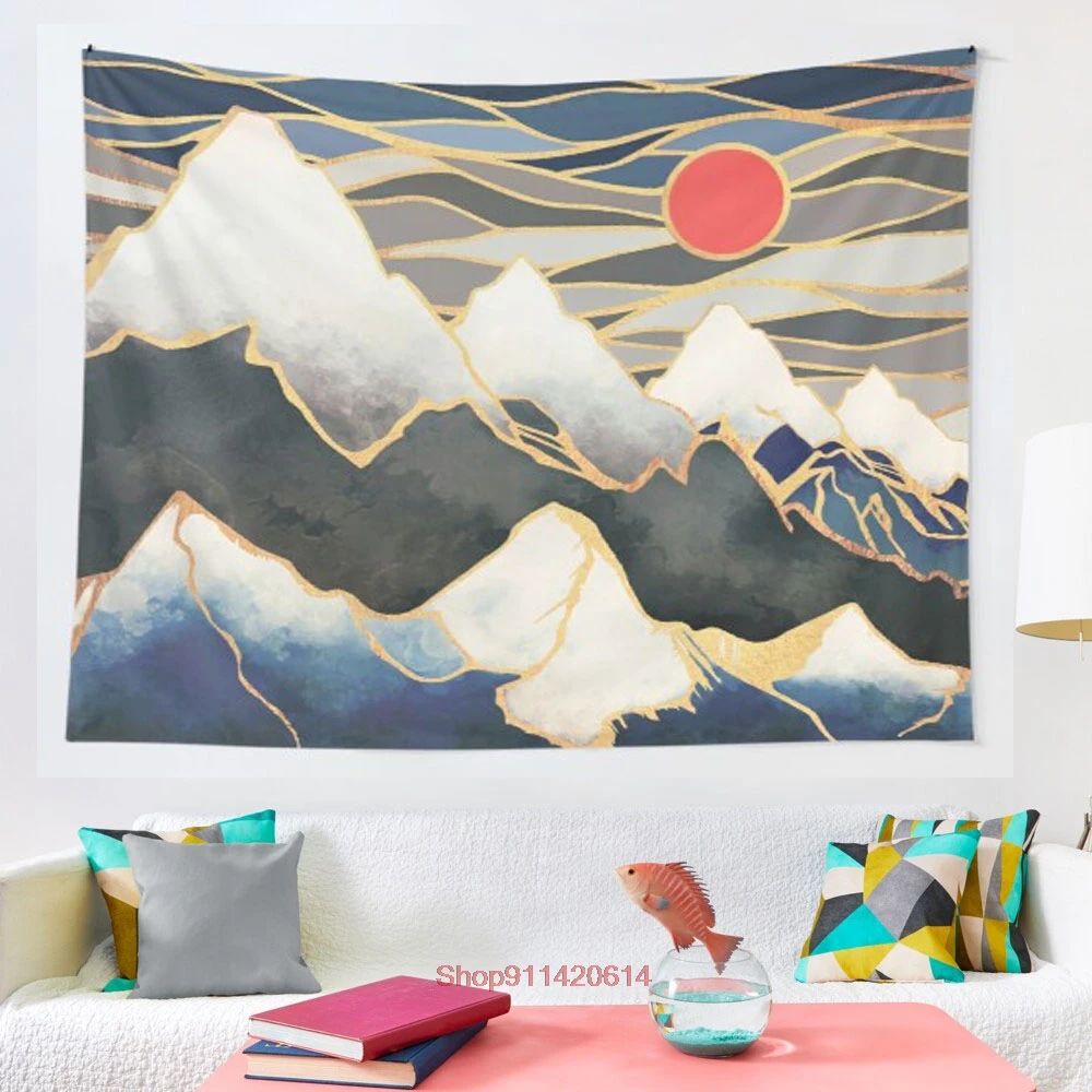 

Ice Mountains tapestry witchcraft tapestry Bohemian decoration home decoration Hippie