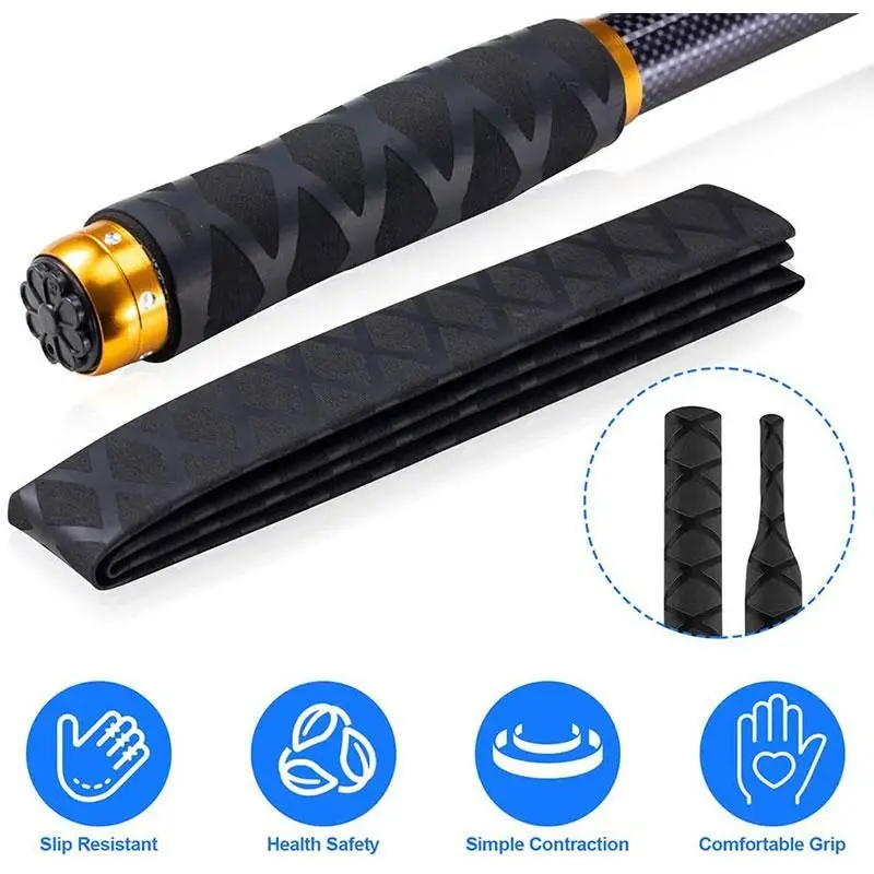 DIY Нескользящая термоусадочная трубка Обёрточная бумага рыболовной