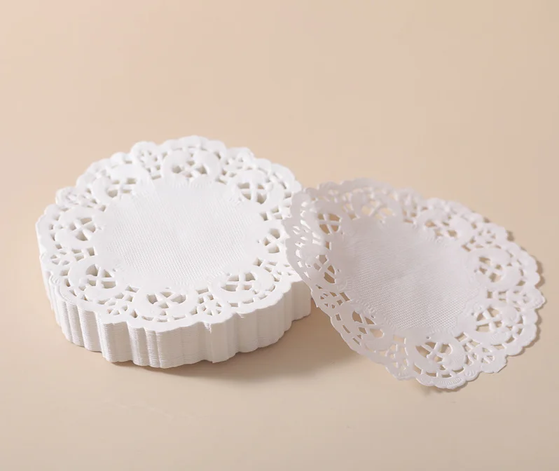 

250 sheets of pad paper, oil absorption paper, kitchen household fried cake, round oval flower base paper
