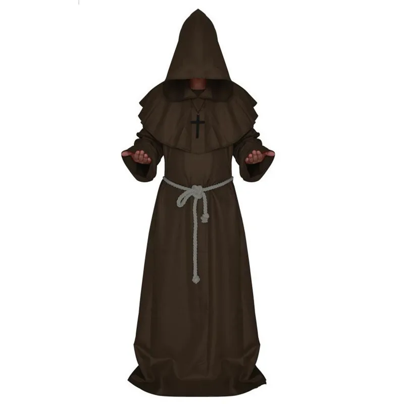 Костюм мужской для косплея косплей костюм монаха таинственный старинный