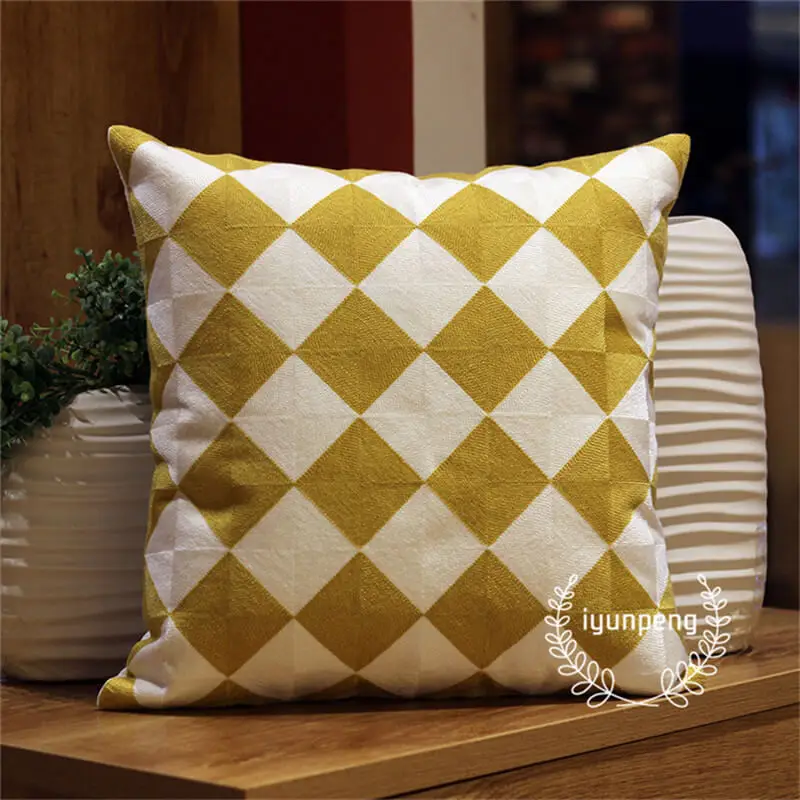 LeRadore 2018 новые чехлы для подушек с геометрическим рисунком из чистого хлопка