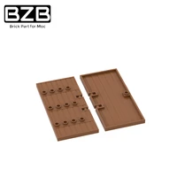 bzb moc 87601 4x10 fence door creative high tech building block model kids toys boys diy brick parts best gift