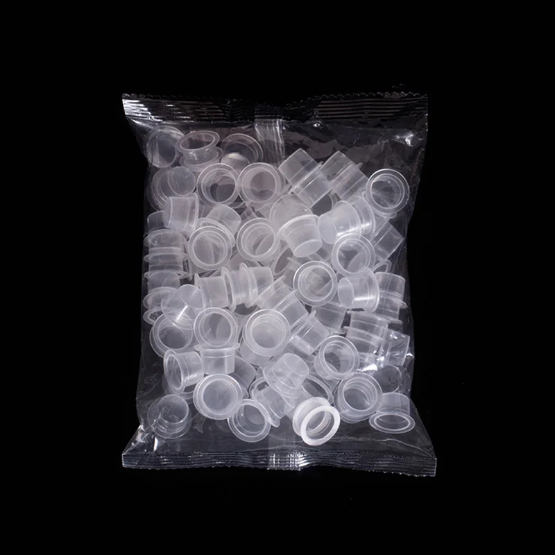 100 шт. одноразовые пластиковые микроблейдинг-чернила для татуировок | Красота и