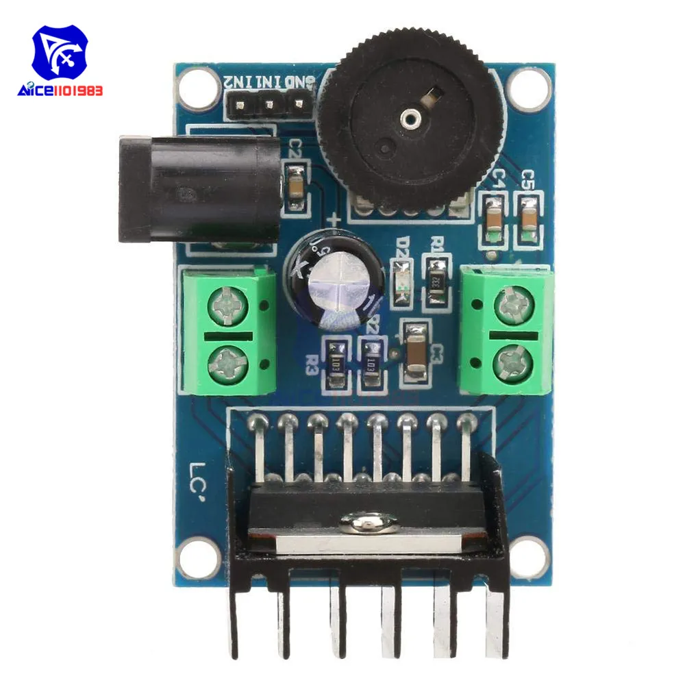 Модуль аудио стереоусилителя diymore TDA7266 Плата Hi-Fi двухканальный модуль усилителя