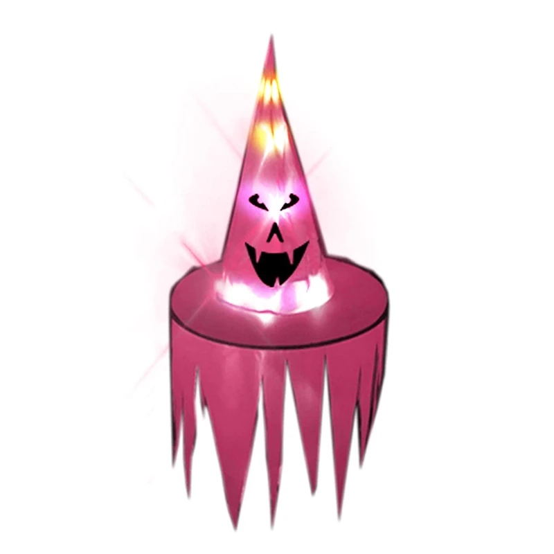 2 PCS Glowing Witch Hat Children Toys for Chrismas Girls Accessories Funny Gifts Interactive Halloween | Игрушки и хобби
