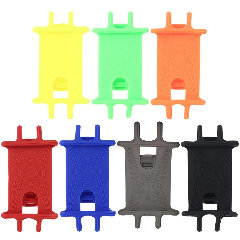 

Bicycle Mobile Phone Silicone Holder Universal Bike Motorcycle Handlebar Stand Motorbike Cellphone Fixed Bracket