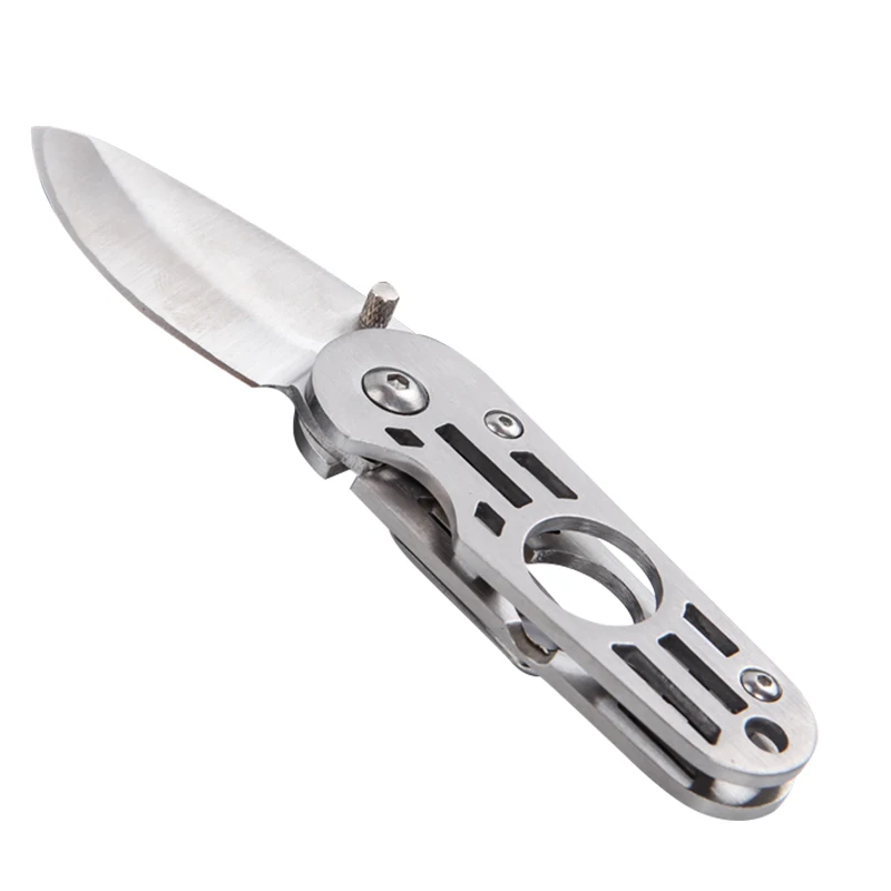 Нож для сигар 2 в 1 из нержавеющей стали карманный дорожный многофункциональный