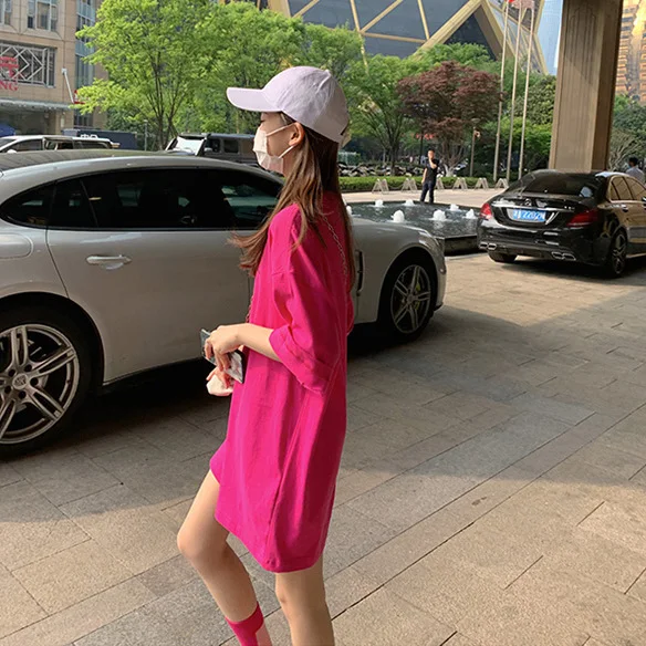 

Cotton short sleeve 2021 new T-shirt for women